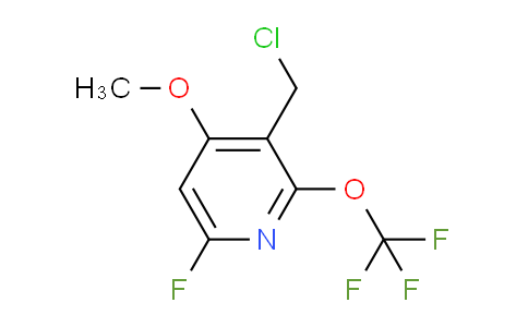 3-(Chloromethyl)-6-fluoro-4-methoxy-2-(trifluoromethoxy)pyridine