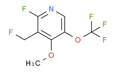 2-Fluoro-3-(fluoromethyl)-4-methoxy-5-(trifluoromethoxy)pyridine