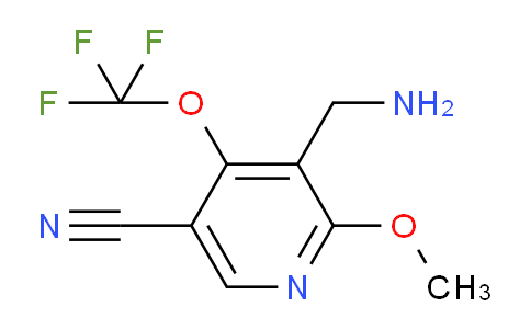 3-(Aminomethyl)-5-cyano-2-methoxy-4-(trifluoromethoxy)pyridine