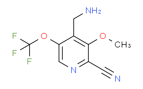 4-(Aminomethyl)-2-cyano-3-methoxy-5-(trifluoromethoxy)pyridine