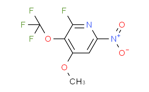 2-Fluoro-4-methoxy-6-nitro-3-(trifluoromethoxy)pyridine