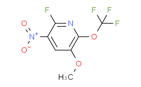 2-Fluoro-5-methoxy-3-nitro-6-(trifluoromethoxy)pyridine