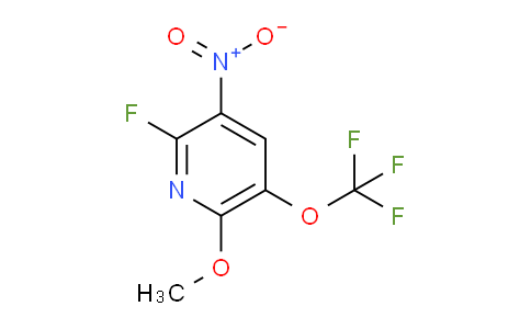 2-Fluoro-6-methoxy-3-nitro-5-(trifluoromethoxy)pyridine
