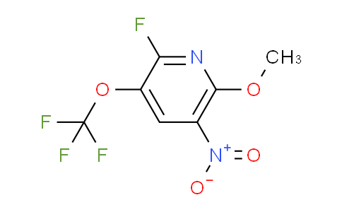 2-Fluoro-6-methoxy-5-nitro-3-(trifluoromethoxy)pyridine