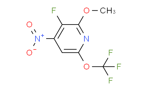 3-Fluoro-2-methoxy-4-nitro-6-(trifluoromethoxy)pyridine