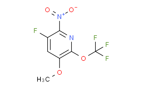 3-Fluoro-5-methoxy-2-nitro-6-(trifluoromethoxy)pyridine