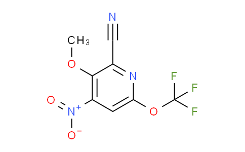 2-Cyano-3-methoxy-4-nitro-6-(trifluoromethoxy)pyridine