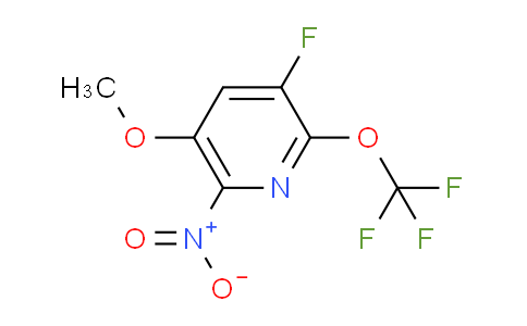 3-Fluoro-5-methoxy-6-nitro-2-(trifluoromethoxy)pyridine