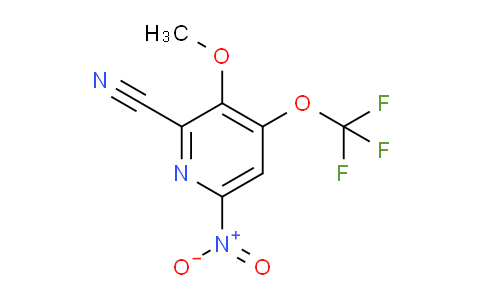 2-Cyano-3-methoxy-6-nitro-4-(trifluoromethoxy)pyridine