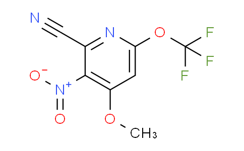 2-Cyano-4-methoxy-3-nitro-6-(trifluoromethoxy)pyridine
