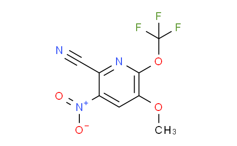 2-Cyano-5-methoxy-3-nitro-6-(trifluoromethoxy)pyridine
