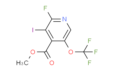 Methyl 2-fluoro-3-iodo-5-(trifluoromethoxy)pyridine-4-carboxylate