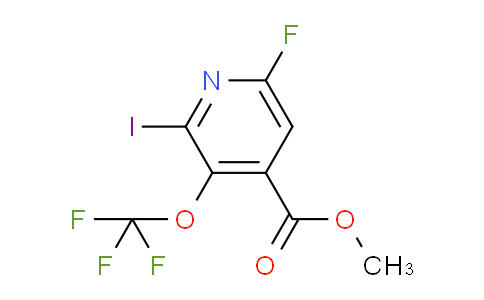 Methyl 6-fluoro-2-iodo-3-(trifluoromethoxy)pyridine-4-carboxylate