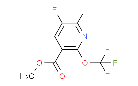 Methyl 3-fluoro-2-iodo-6-(trifluoromethoxy)pyridine-5-carboxylate