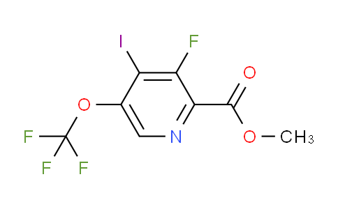Methyl 3-fluoro-4-iodo-5-(trifluoromethoxy)pyridine-2-carboxylate