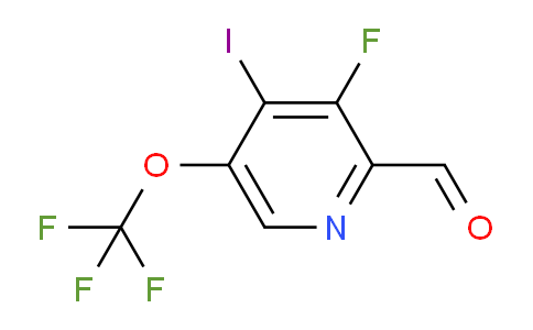 AM172139 | 1804313-91-4 | 3-Fluoro-4-iodo-5-(trifluoromethoxy)pyridine-2-carboxaldehyde