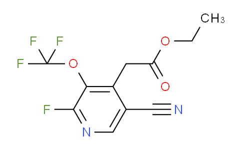 AM172157 | 1803650-61-4 | Ethyl 5-cyano-2-fluoro-3-(trifluoromethoxy)pyridine-4-acetate
