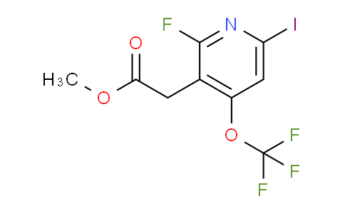 Methyl 2-fluoro-6-iodo-4-(trifluoromethoxy)pyridine-3-acetate