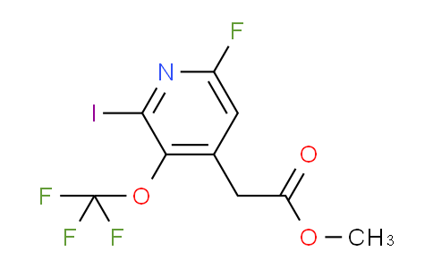 Methyl 6-fluoro-2-iodo-3-(trifluoromethoxy)pyridine-4-acetate