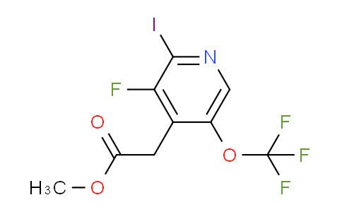 Methyl 3-fluoro-2-iodo-5-(trifluoromethoxy)pyridine-4-acetate