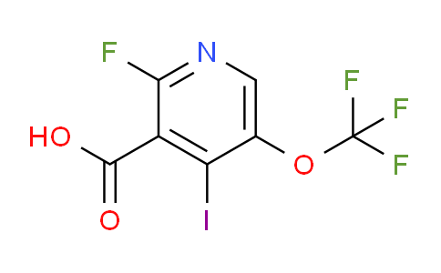 2-Fluoro-4-iodo-5-(trifluoromethoxy)pyridine-3-carboxylic acid