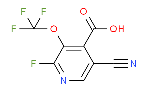 AM172184 | 1806243-09-3 | 5-Cyano-2-fluoro-3-(trifluoromethoxy)pyridine-4-carboxylic acid