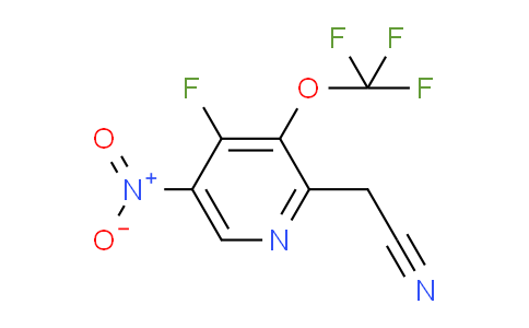 4-Fluoro-5-nitro-3-(trifluoromethoxy)pyridine-2-acetonitrile