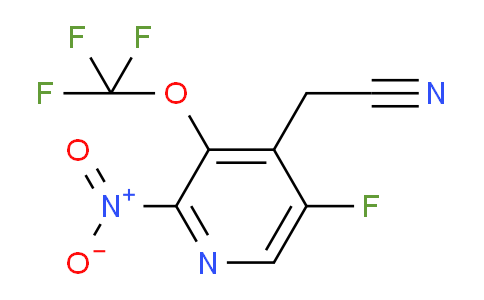 5-Fluoro-2-nitro-3-(trifluoromethoxy)pyridine-4-acetonitrile