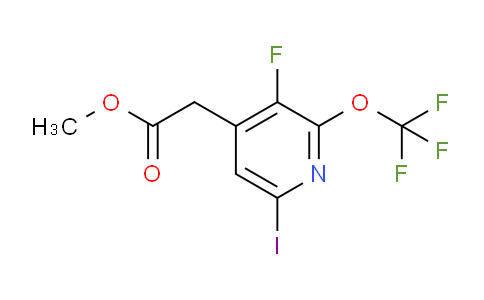 Methyl 3-fluoro-6-iodo-2-(trifluoromethoxy)pyridine-4-acetate