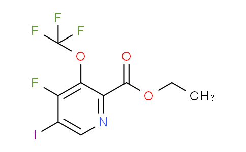 Ethyl 4-fluoro-5-iodo-3-(trifluoromethoxy)pyridine-2-carboxylate