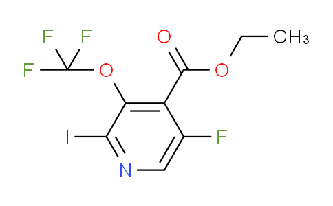 Ethyl 5-fluoro-2-iodo-3-(trifluoromethoxy)pyridine-4-carboxylate