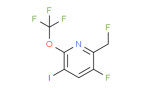 3-Fluoro-2-(fluoromethyl)-5-iodo-6-(trifluoromethoxy)pyridine