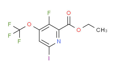 Ethyl 3-fluoro-6-iodo-4-(trifluoromethoxy)pyridine-2-carboxylate