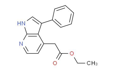 AM17227 | 1261743-34-3 | Ethyl 3-phenyl-1H-pyrrolo[2,3-b]pyridine-4-acetate