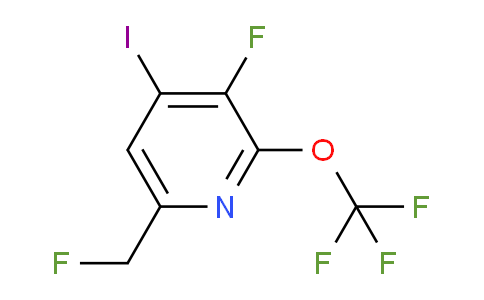 3-Fluoro-6-(fluoromethyl)-4-iodo-2-(trifluoromethoxy)pyridine