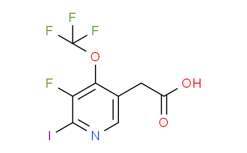3-Fluoro-2-iodo-4-(trifluoromethoxy)pyridine-5-acetic acid