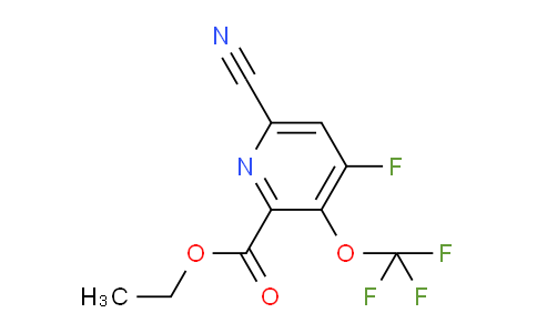 AM172286 | 1803648-15-8 | Ethyl 6-cyano-4-fluoro-3-(trifluoromethoxy)pyridine-2-carboxylate