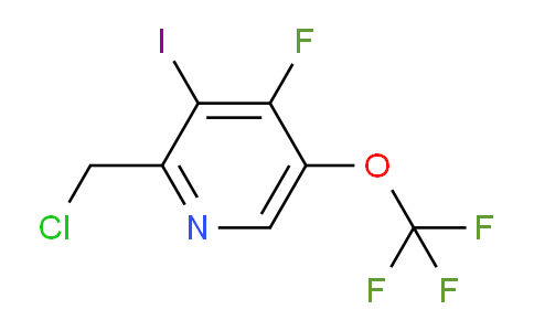 2-(Chloromethyl)-4-fluoro-3-iodo-5-(trifluoromethoxy)pyridine