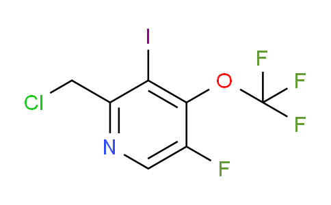 2-(Chloromethyl)-5-fluoro-3-iodo-4-(trifluoromethoxy)pyridine