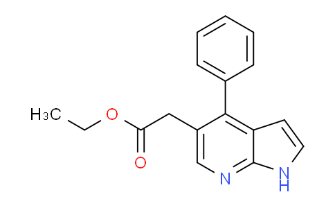 AM17232 | 1261578-48-6 | Ethyl 4-phenyl-1H-pyrrolo[2,3-b]pyridine-5-acetate