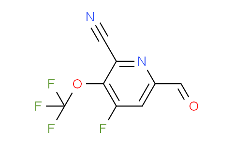 AM172329 | 1804821-69-9 | 2-Cyano-4-fluoro-3-(trifluoromethoxy)pyridine-6-carboxaldehyde