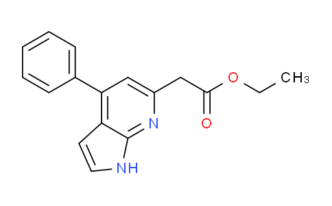 AM17233 | 1261489-83-1 | Ethyl 4-phenyl-1H-pyrrolo[2,3-b]pyridine-6-acetate