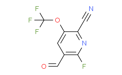 AM172332 | 1804821-91-7 | 2-Cyano-6-fluoro-3-(trifluoromethoxy)pyridine-5-carboxaldehyde