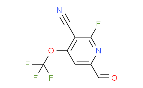 AM172338 | 1804472-17-0 | 3-Cyano-2-fluoro-4-(trifluoromethoxy)pyridine-6-carboxaldehyde