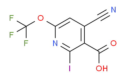 AM172343 | 1804672-14-7 | 4-Cyano-2-iodo-6-(trifluoromethoxy)pyridine-3-carboxylic acid
