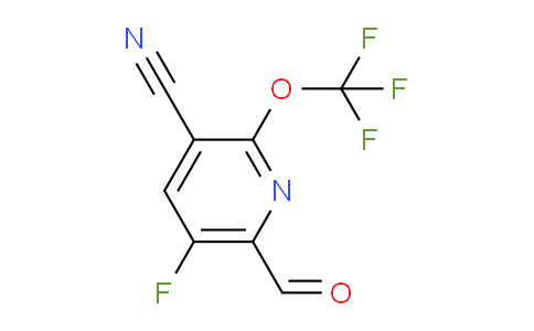 3-Cyano-5-fluoro-2-(trifluoromethoxy)pyridine-6-carboxaldehyde
