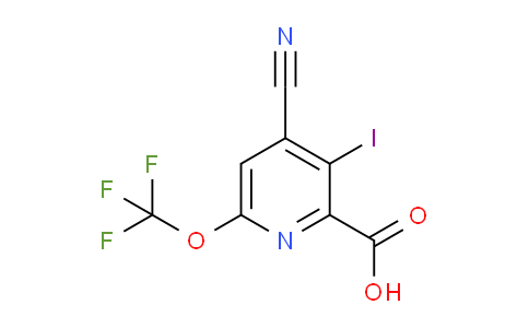 AM172348 | 1806035-28-8 | 4-Cyano-3-iodo-6-(trifluoromethoxy)pyridine-2-carboxylic acid