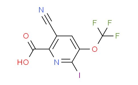 AM172350 | 1804724-82-0 | 5-Cyano-2-iodo-3-(trifluoromethoxy)pyridine-6-carboxylic acid