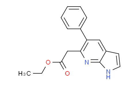 AM17237 | 1261631-15-5 | Ethyl 5-phenyl-1H-pyrrolo[2,3-b]pyridine-6-acetate