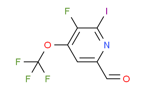 AM172380 | 1806716-28-8 | 3-Fluoro-2-iodo-4-(trifluoromethoxy)pyridine-6-carboxaldehyde